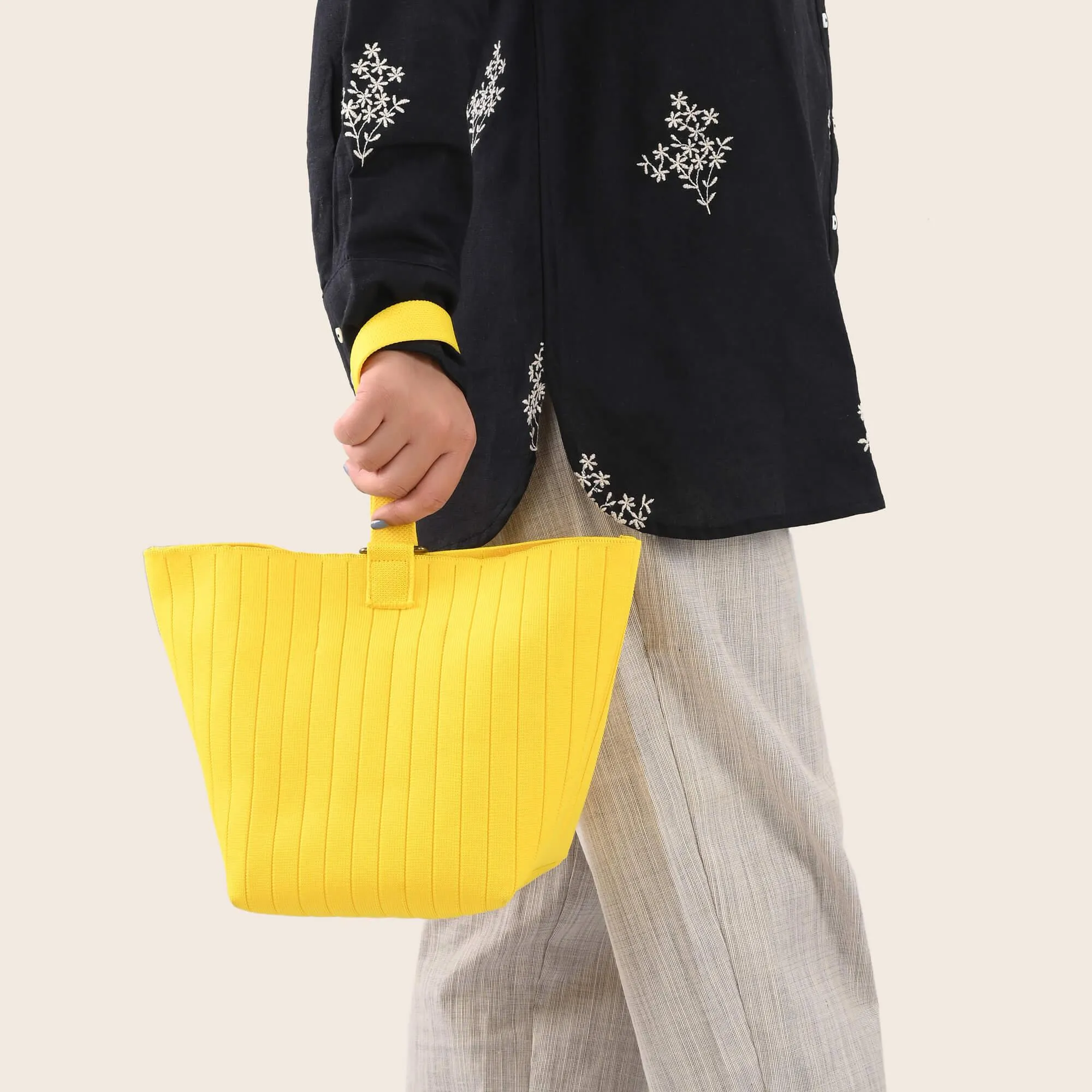 Jude-Mini Bucket Bag-Yellow