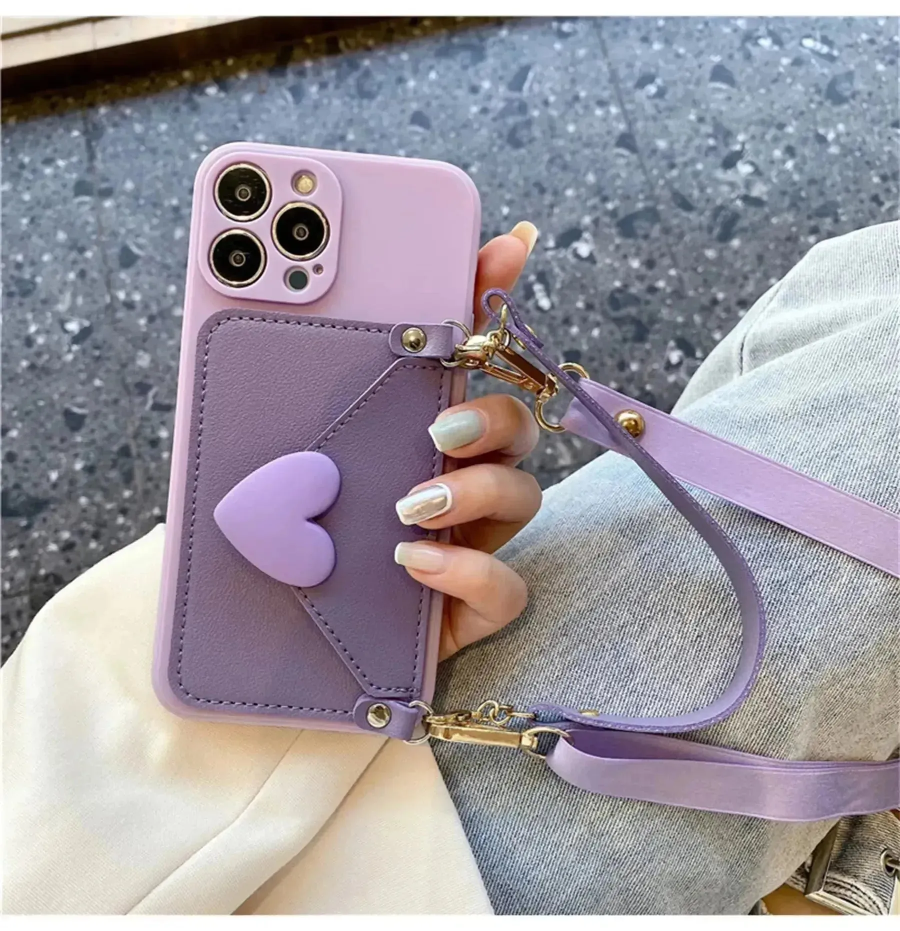 Korean Crossbody Bag Phone Case (For iPhones)