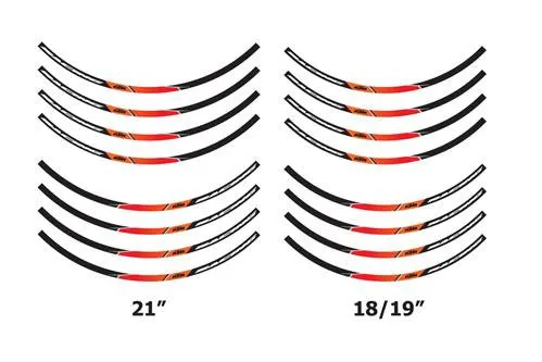 KTM Wheel Trim Ring Sticker Kit MX/Enduro/Adv 2003-2024