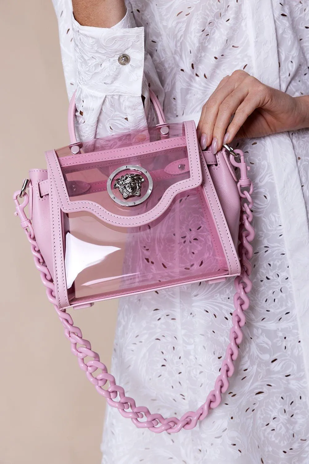 La Medusa Top Handle Bag - English Rose