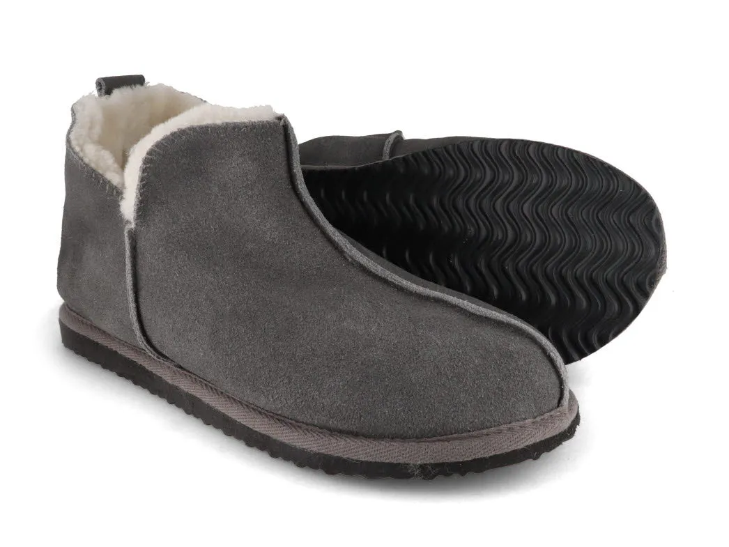 Lammbock 'Shearlock' luxurious lambskin slippers, grey