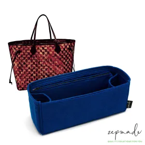 Louis Vuitton Neverfull Organizer Insert, Bag Organizer with Zipper Side Pouch and Double Bottle Holders