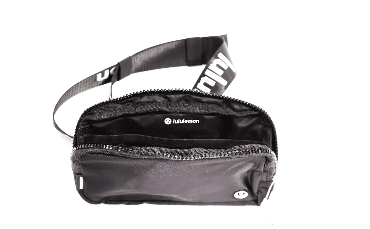 Lululemon Everywhere Belt Bag Crossbody Extended Strap Fanny Pack,1L,Black