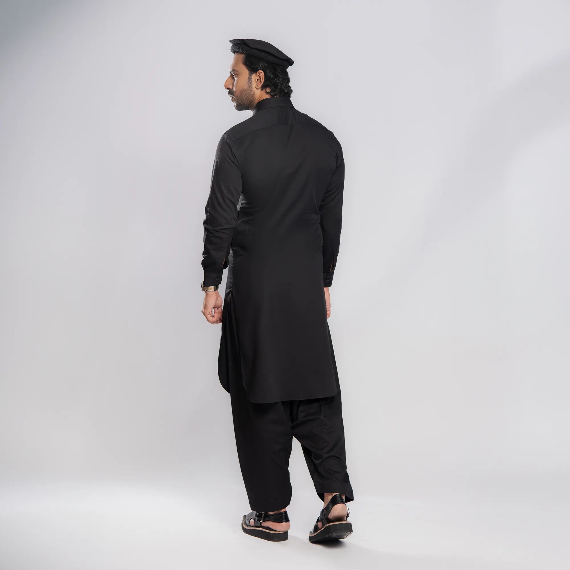 Luxurious Bambo - Black Shalwar Kameez