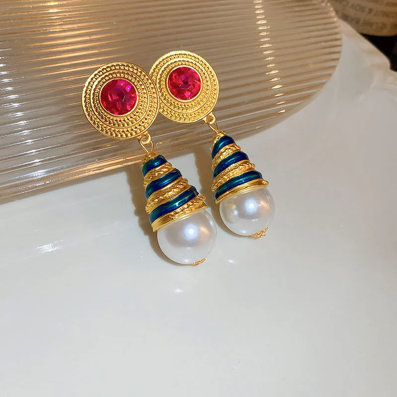 Luxurious Bowknot Metal Drop Earrings