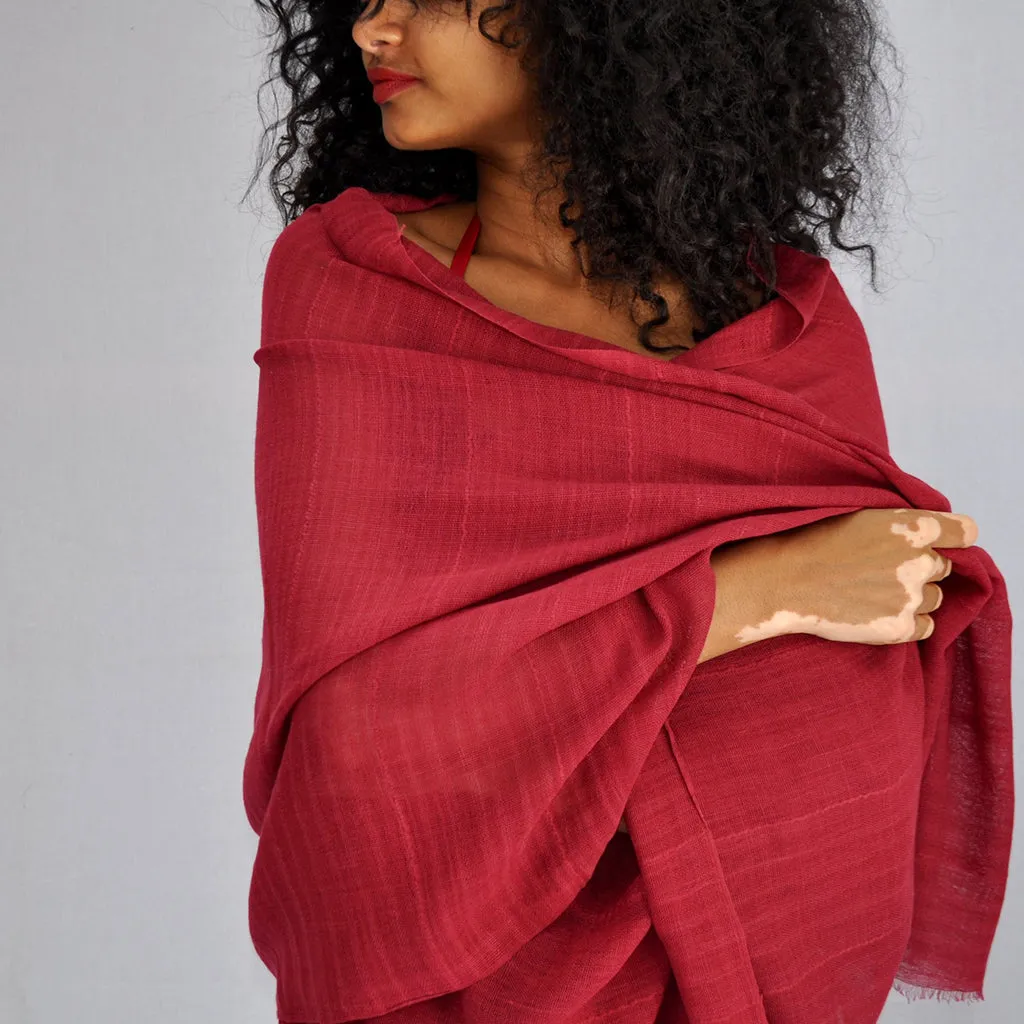 Luxurious Ethiopian Cotton Wrap Scarf | Handmade & Fair Trade