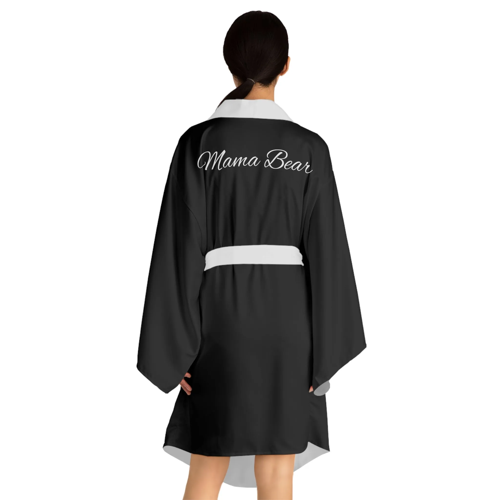 Luxurious Kimono Robe | Mama Bear (Black)