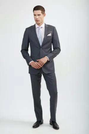 Luxurious Medium Grey Suit For Men