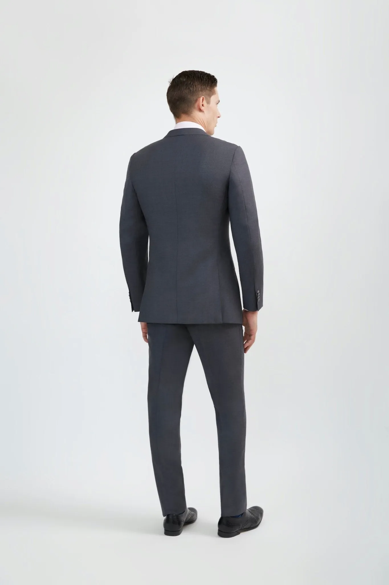 Luxurious Medium Grey Suit For Men