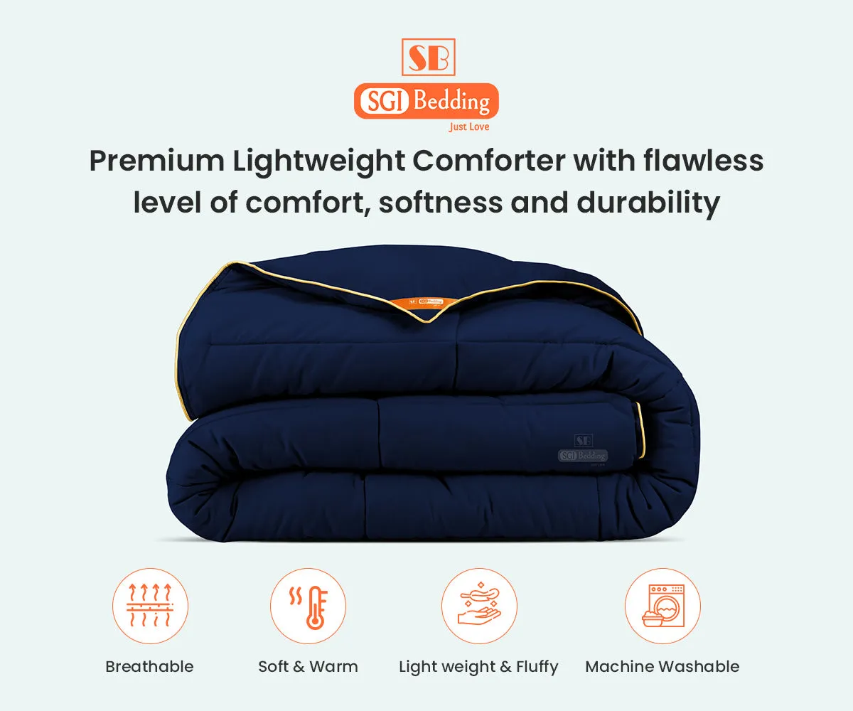 Luxurious Navy Blue Comforter