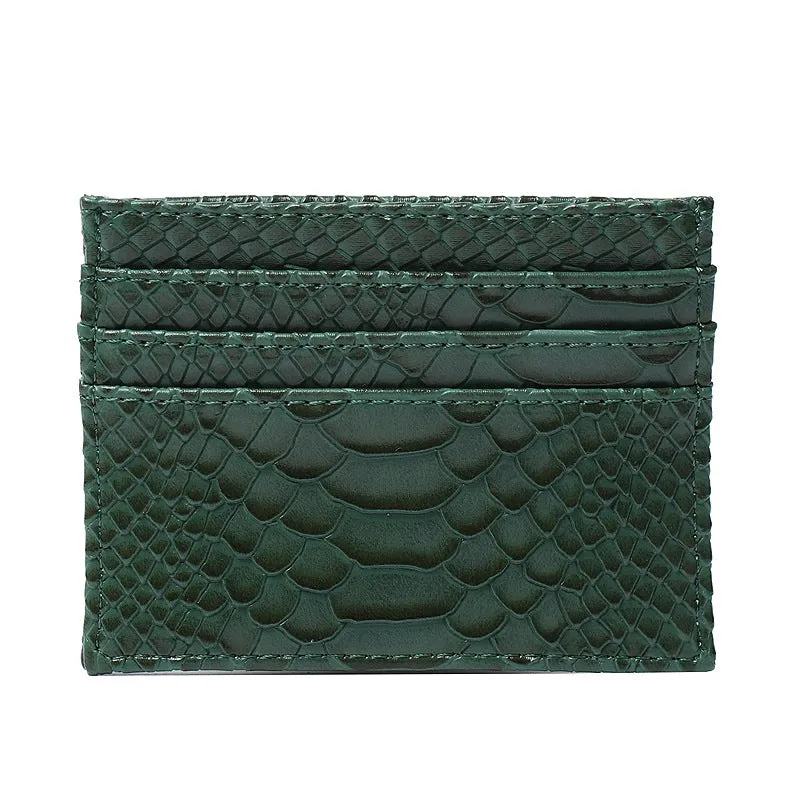 Luxurious PU Leather Bank Card Holder