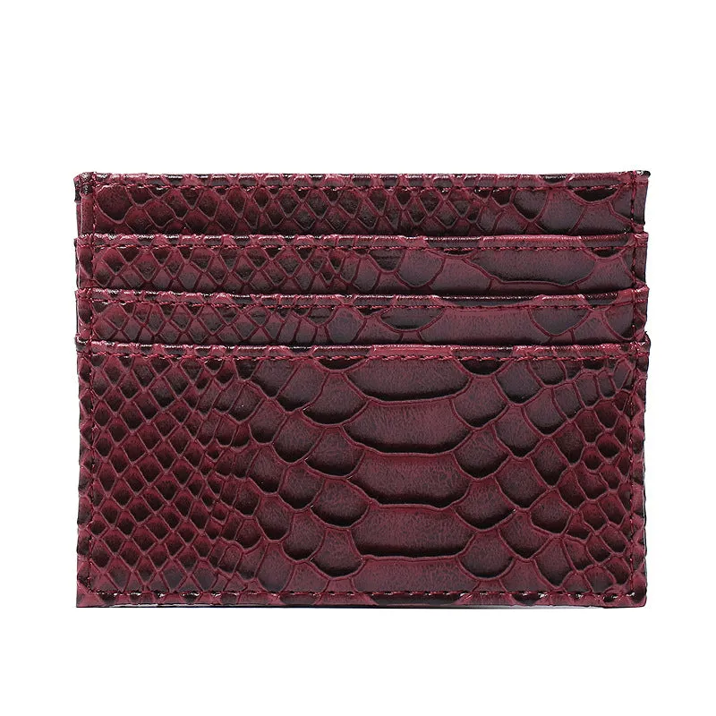 Luxurious PU Leather Bank Card Holder