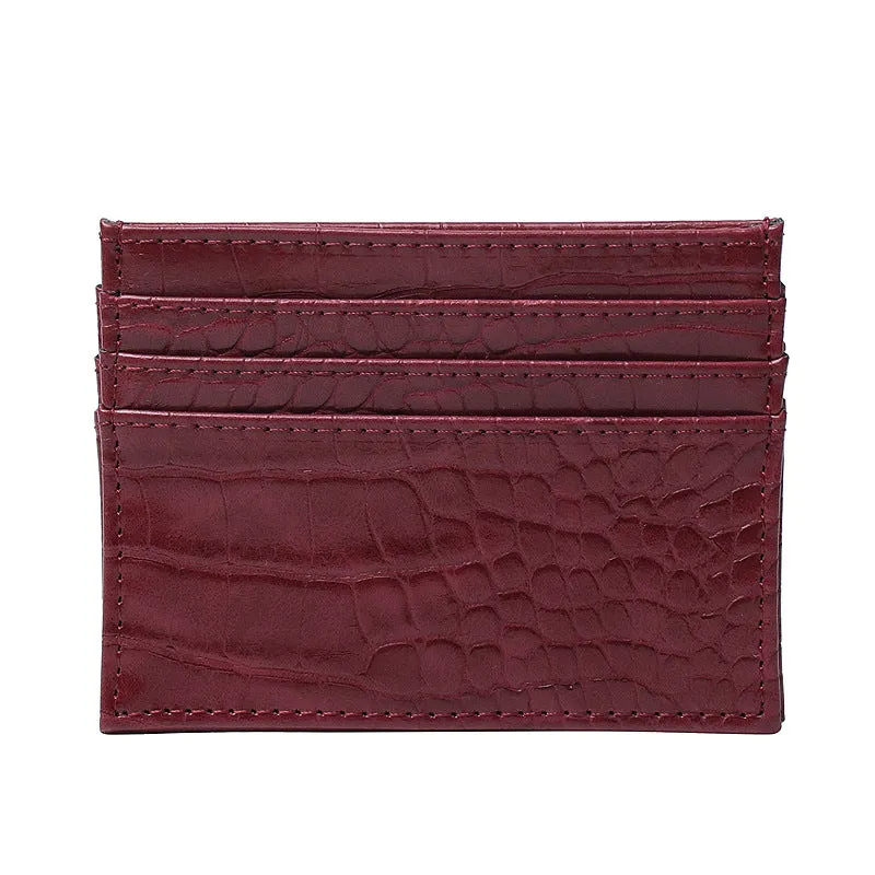 Luxurious PU Leather Bank Card Holder