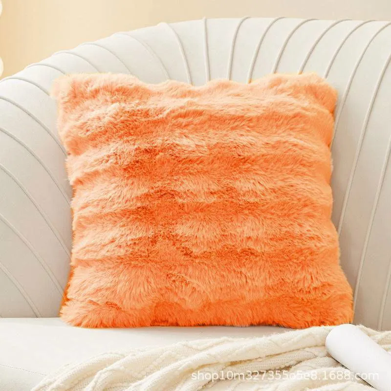 Luxurious Rabbit Plush Throw Pillow with elegance