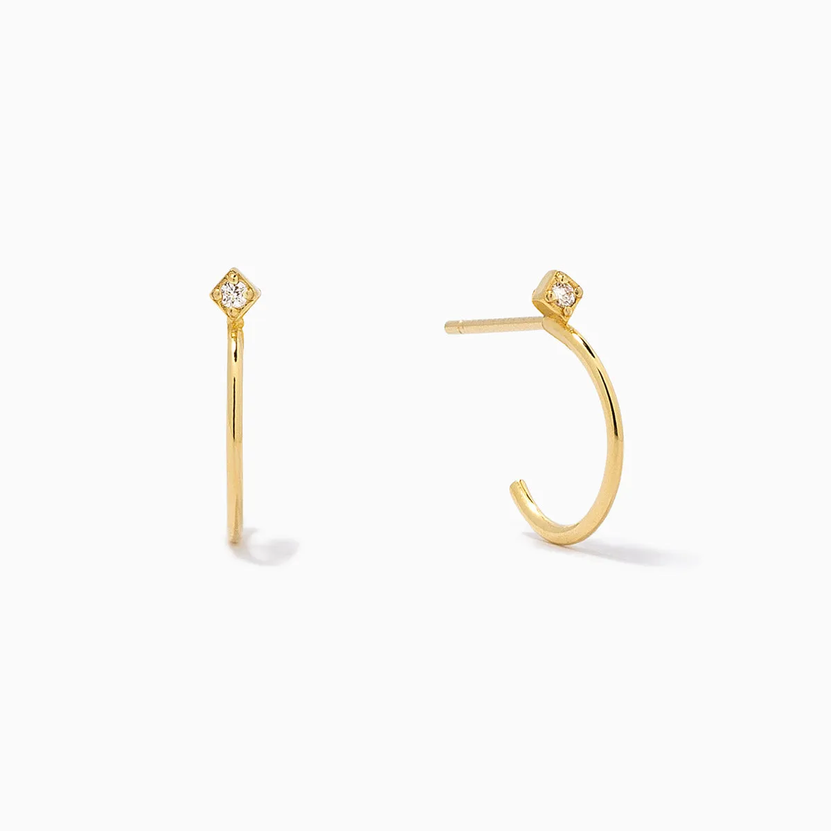 Luxurious Touch Vermeil Hoop Earrings