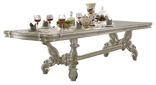 Luxurious Versailles Bone White Dining Table