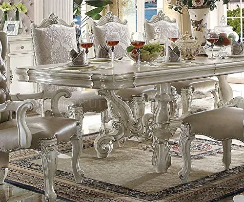 Luxurious Versailles Bone White Dining Table