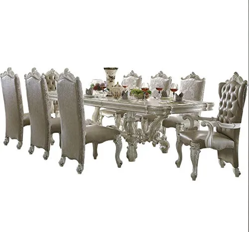 Luxurious Versailles Bone White Dining Table