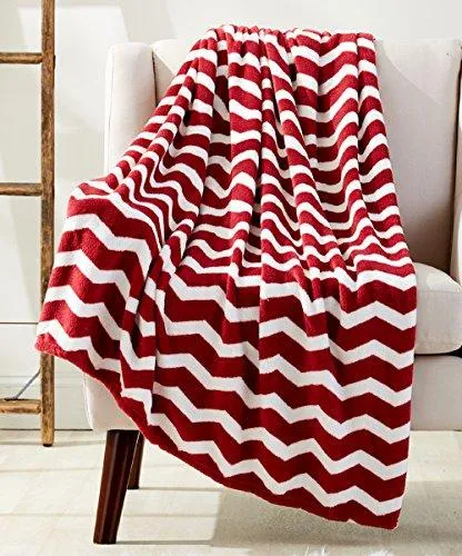 Luxurious Zigzag Modern Chevron Micro Fleece Blanket