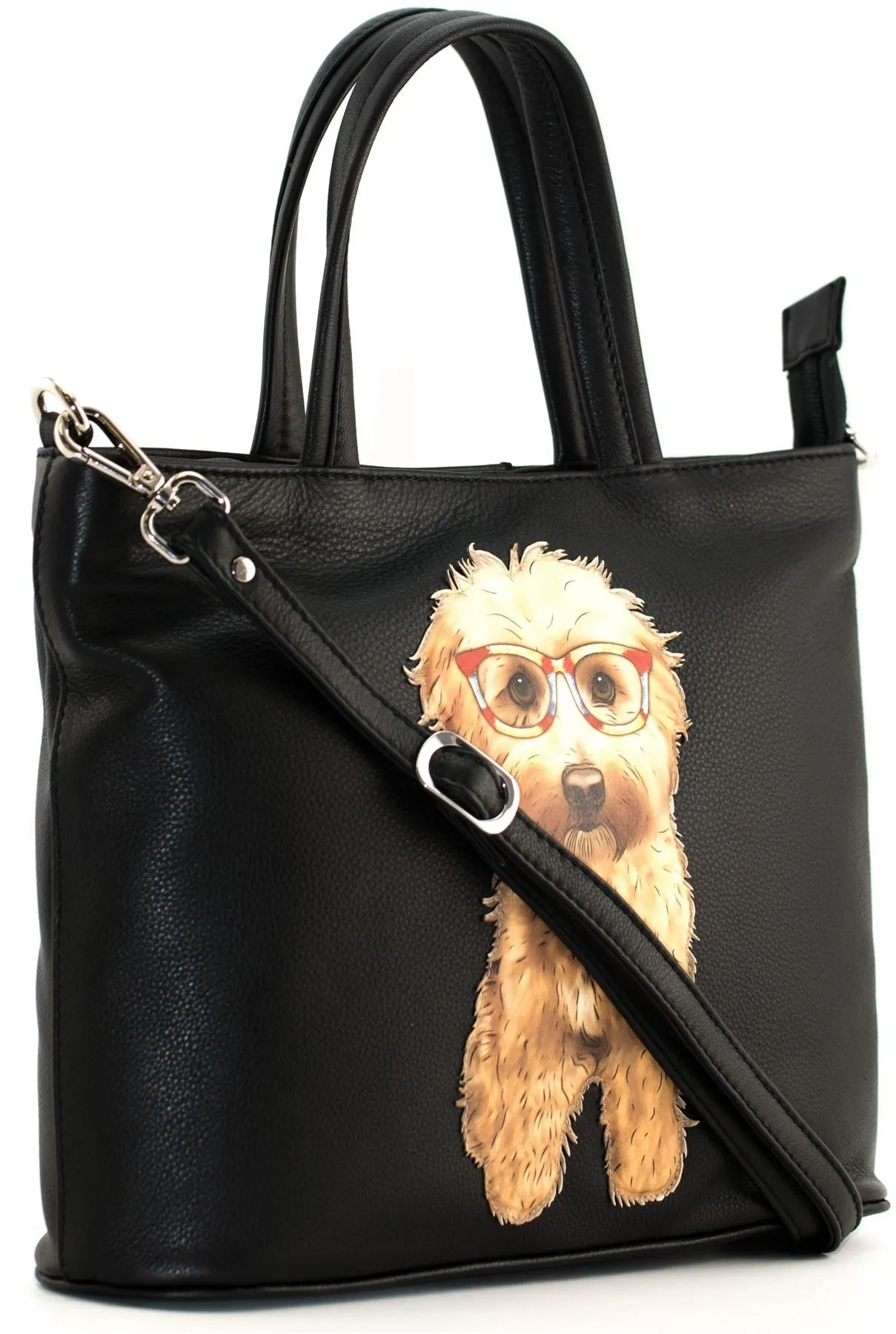 Mala Leather Coco's Glasses Collection Leather Grab/Shoulder Bag 7372_12