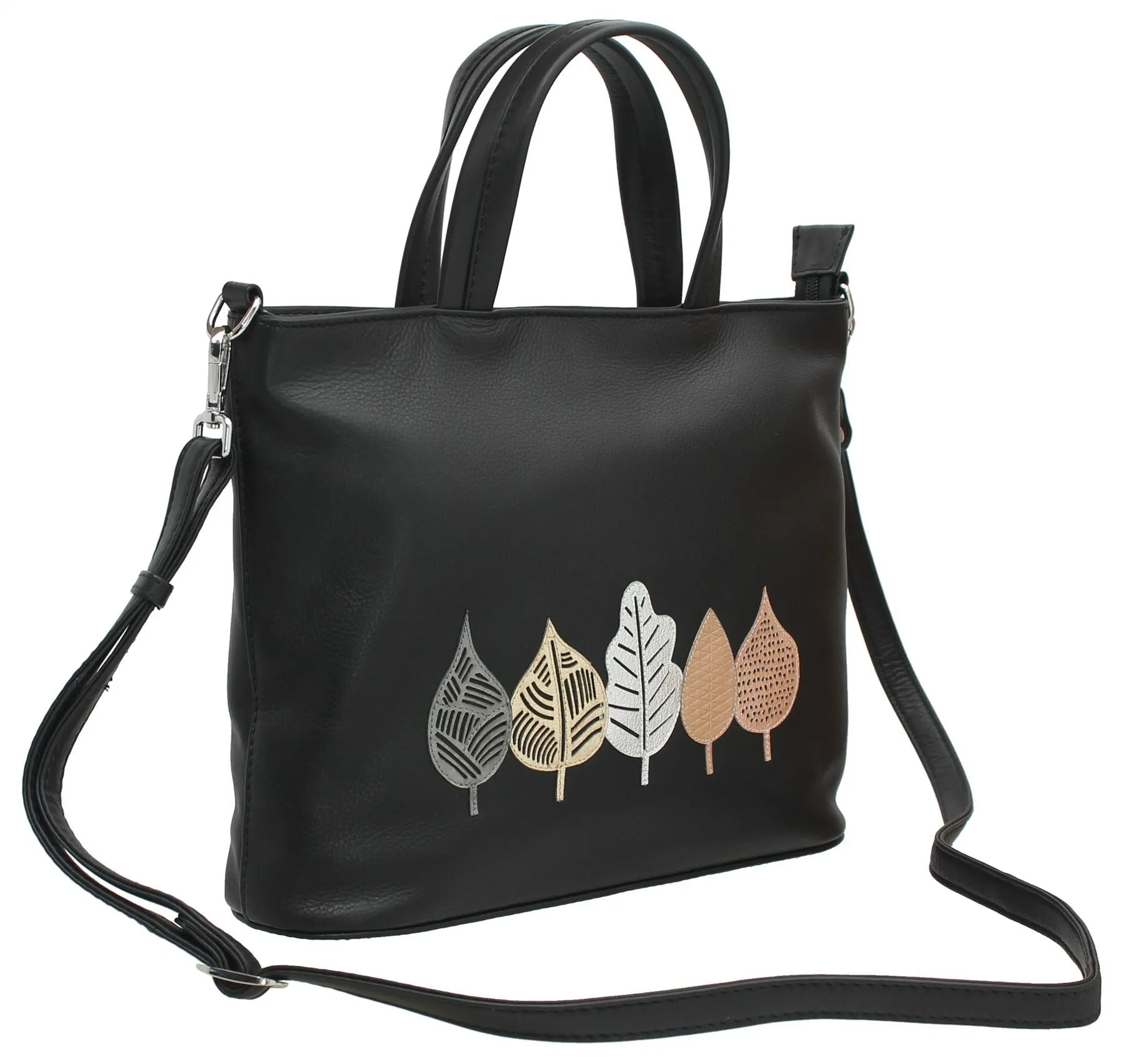 Mala Leather Sienna Collection Grab Bag with Detachable Shoulder Strap 7234_52