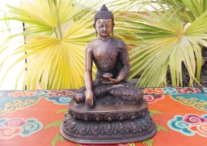 Masterpiece Buddha Life Carved Shakyamuni Statue 9" High