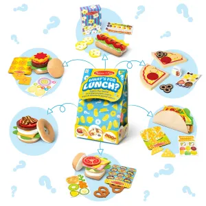 Melissa & Doug What’s for Lunch?™ Surprise Meal Play Food Set