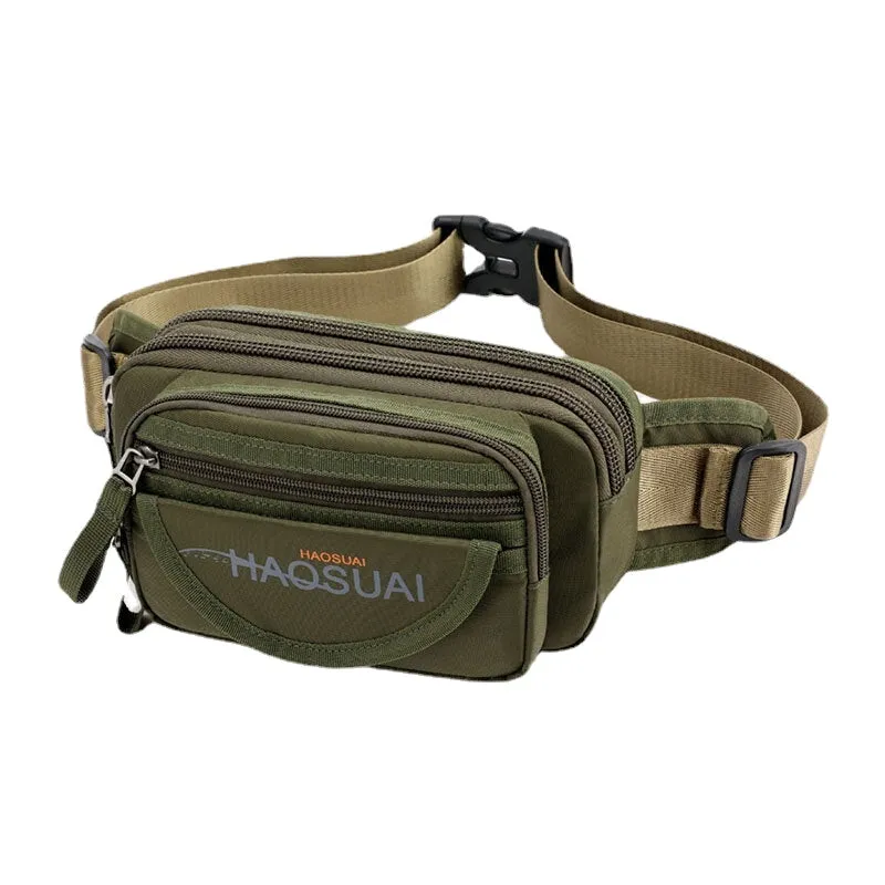 Men Waterproof Multi-pocket Camouflage Outdoor Chest Bag Belt Sling