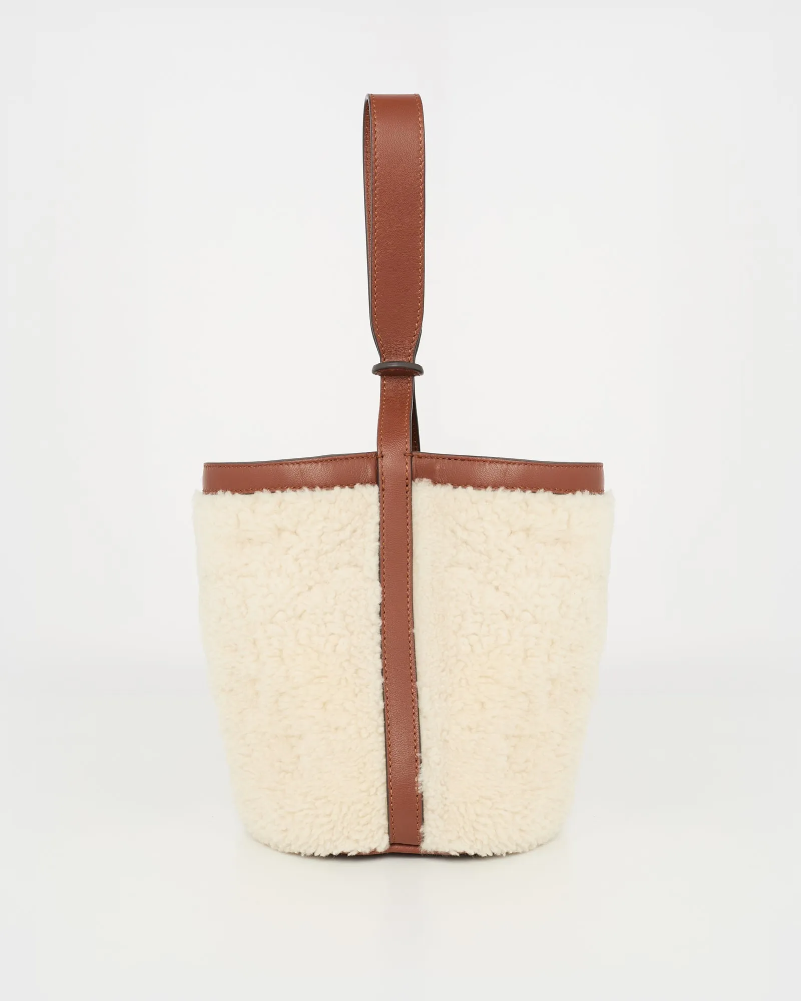 Merino mini bucket bag