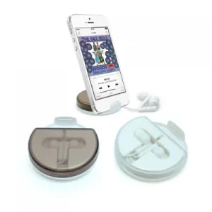 Mobile Phone Holder With Earphone