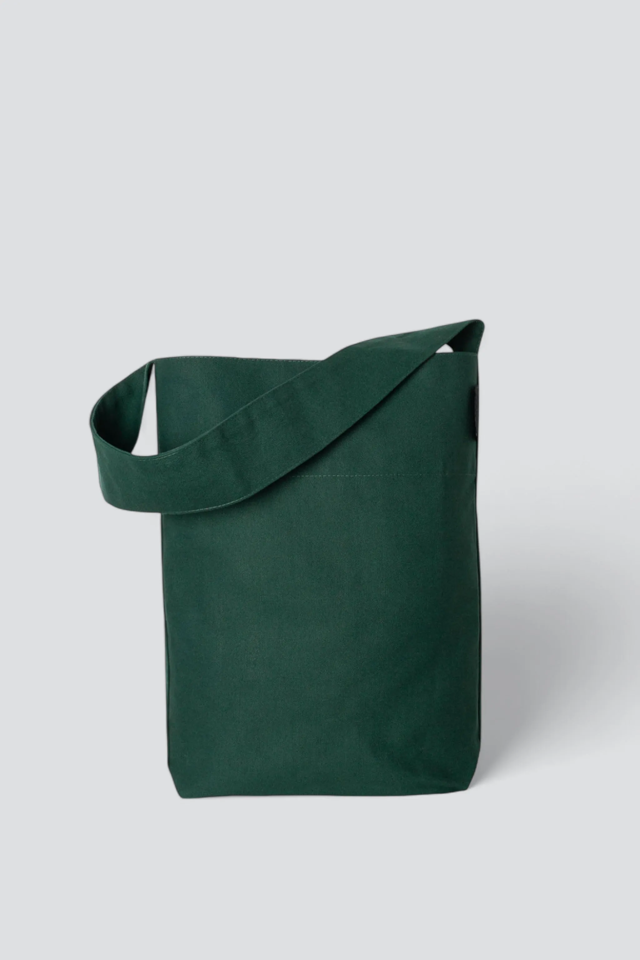 Moss Water Repellant Cotton Midi Bucket Tote