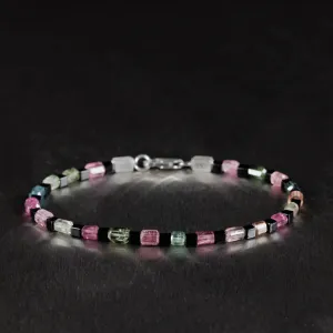 Multicolor Tourmaline Bracelet V (4mm)