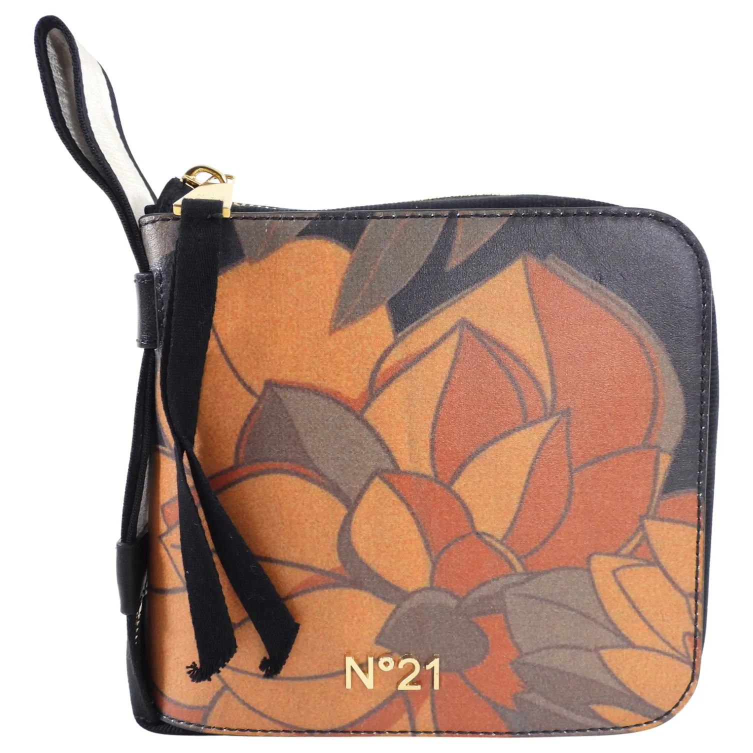 No. 21 Numero Ventuno Collapsible Shopping Tote Bag / Wristlet