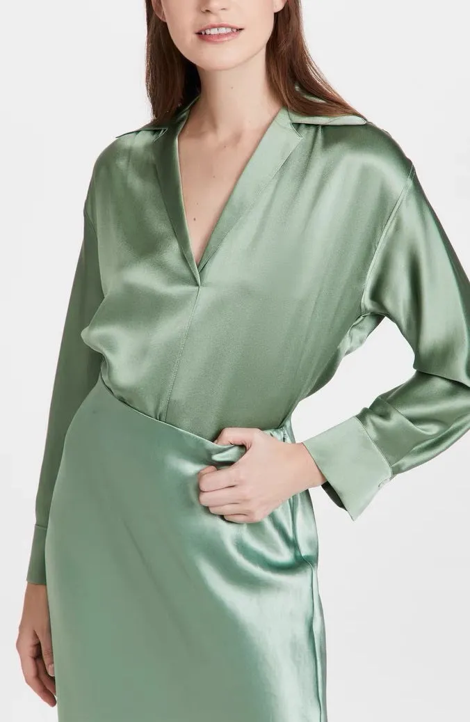 Nonothing| Luxurious pure silk blouse ( 3 colours )