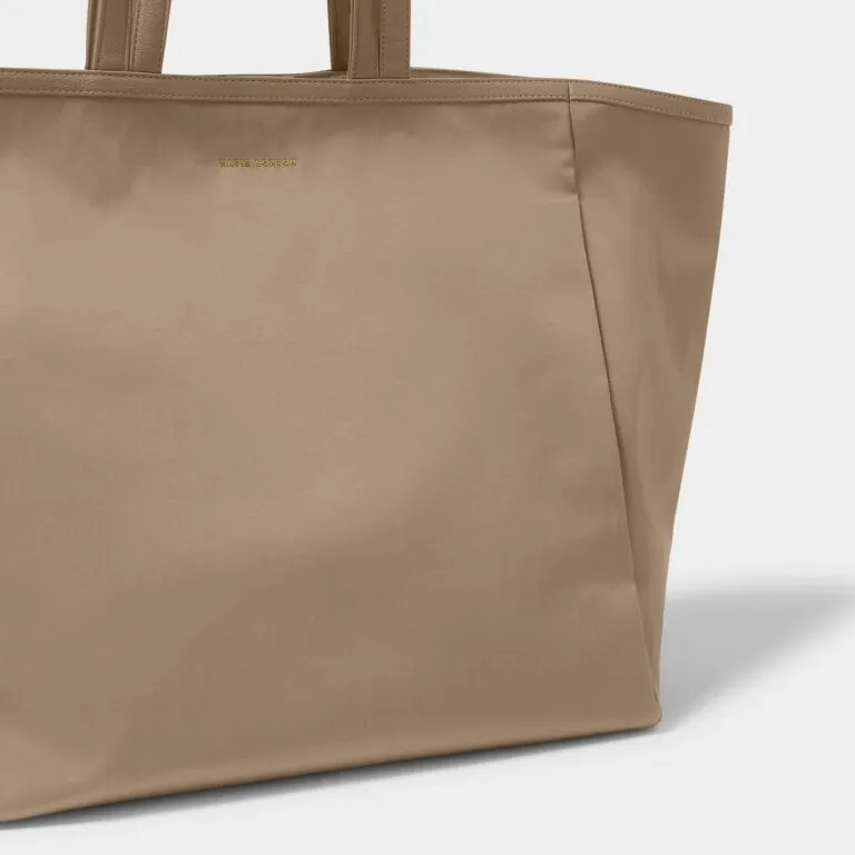 Nylon Luxe Oversized Tote