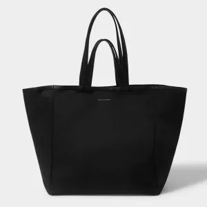 Nylon Luxe Oversized Tote