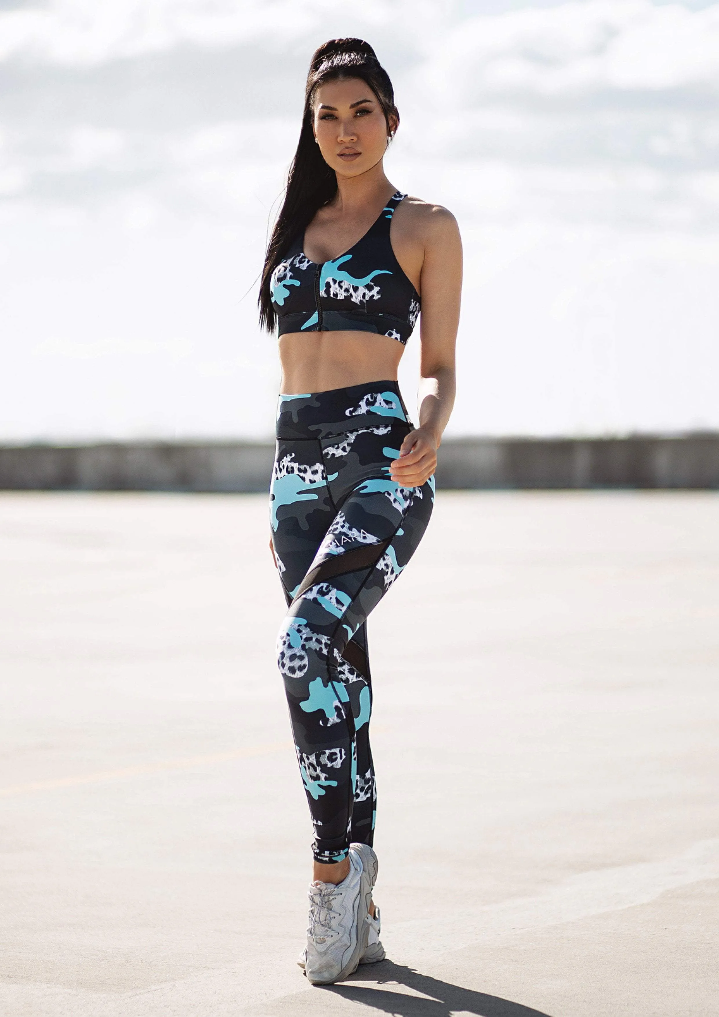 Olympia Tiffany Camo Sports Bra