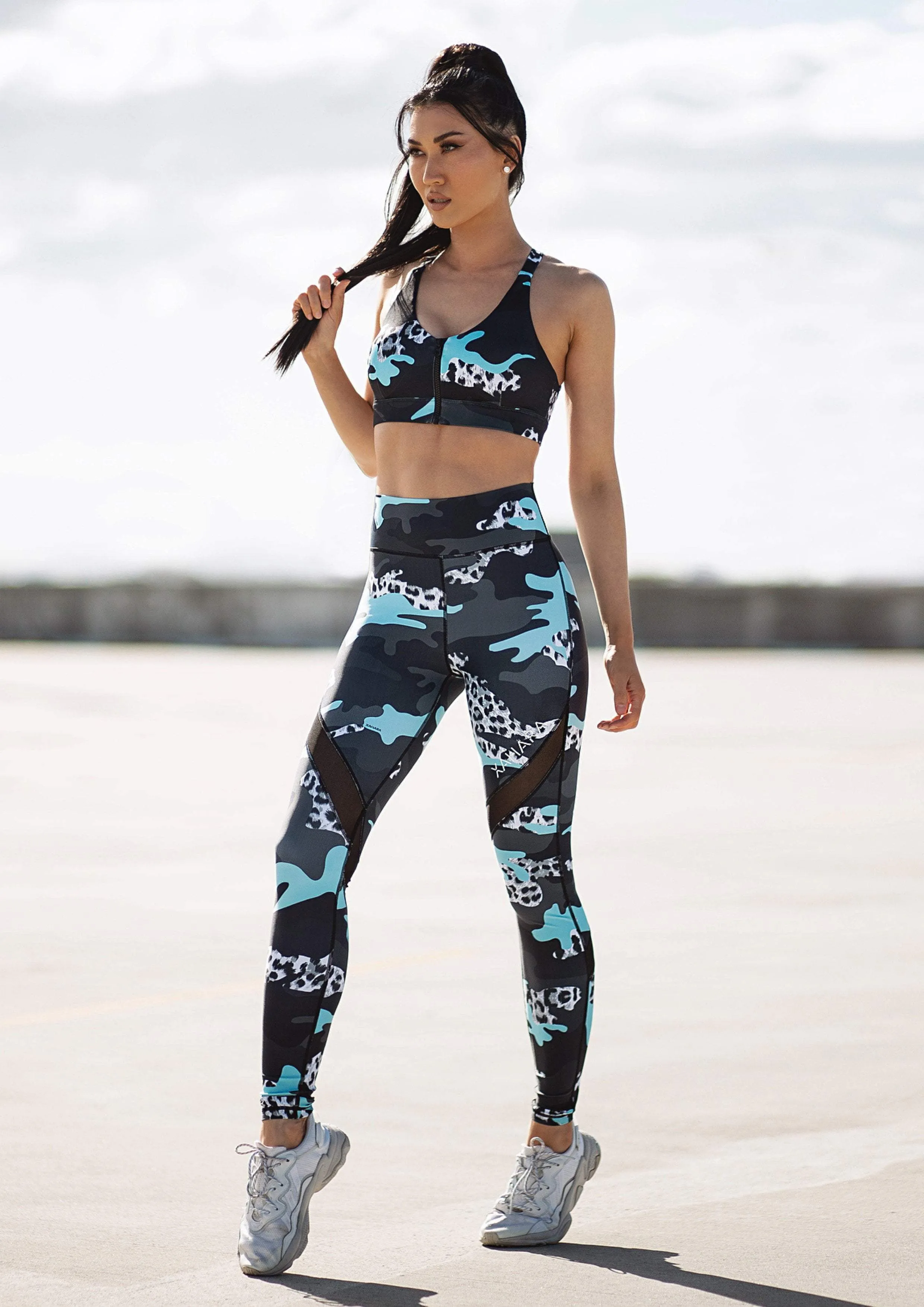 Olympia Tiffany Camo Sports Bra