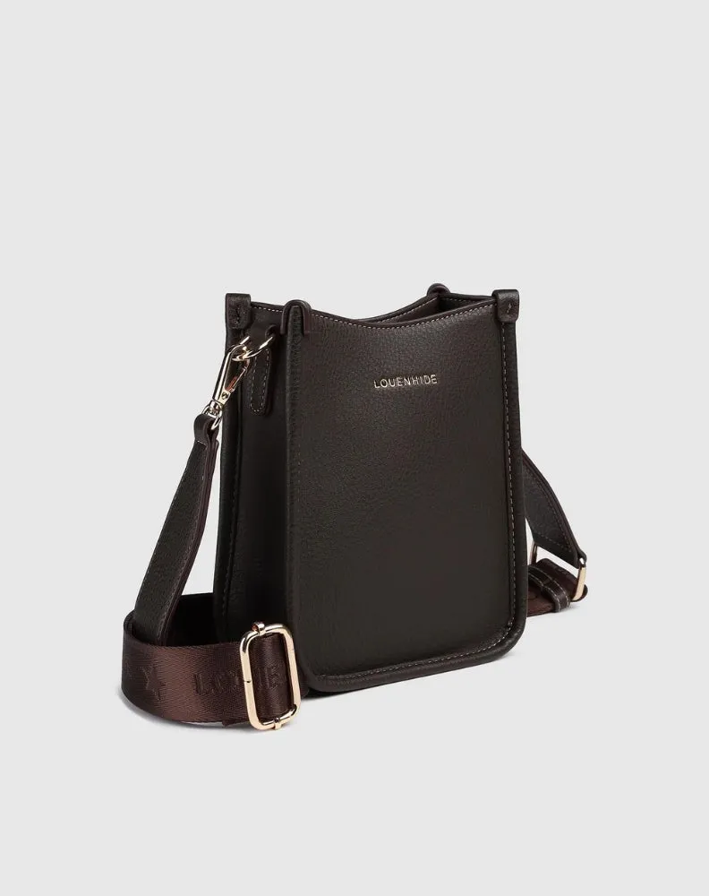 Parker Phone Crossbody Bag - Chocolate