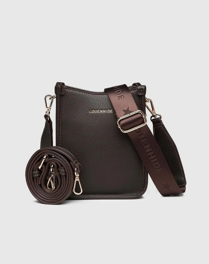 Parker Phone Crossbody Bag - Chocolate