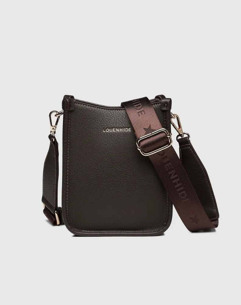 Parker Phone Crossbody Bag - Chocolate