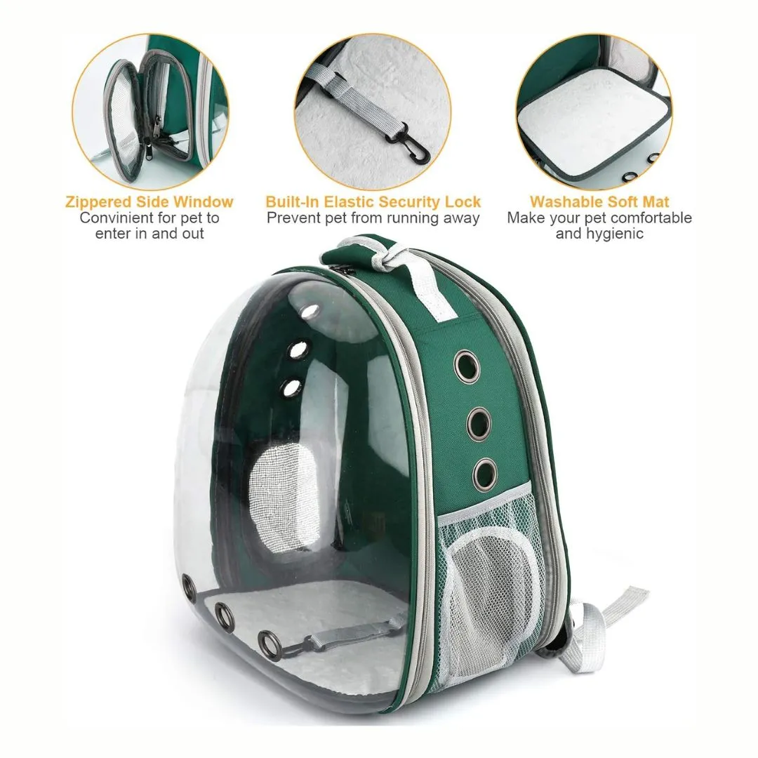 Pet Carrier Backpack | Breathable Travel Capsule for Puppies & Kittens