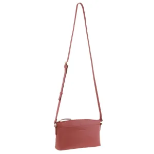 Pierre Cardin Leather Ladies Cross Body Bag - Rose