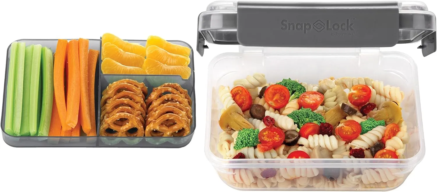 Progressive SnapLock Bento Snap & Go 2pc Divided Bento Box