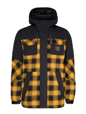 Protest Fox Jacket Mens Dark Yellow