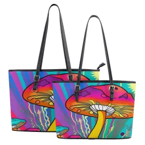 Psychedelic Mushies Tote Bag