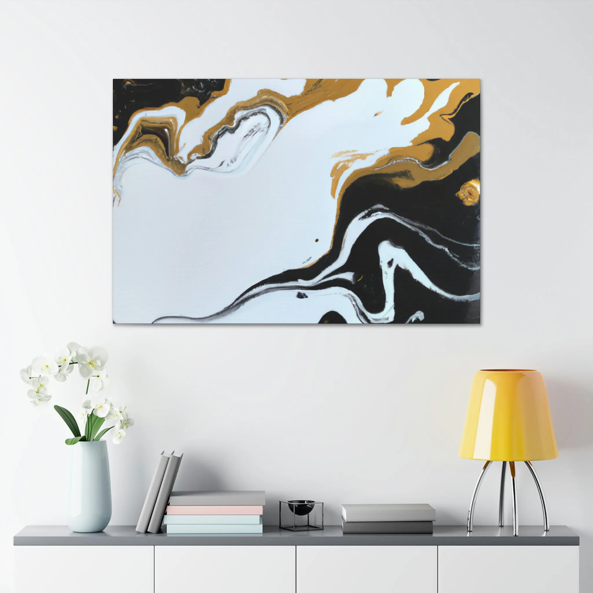 "Luxurious Swirls" - Canvas