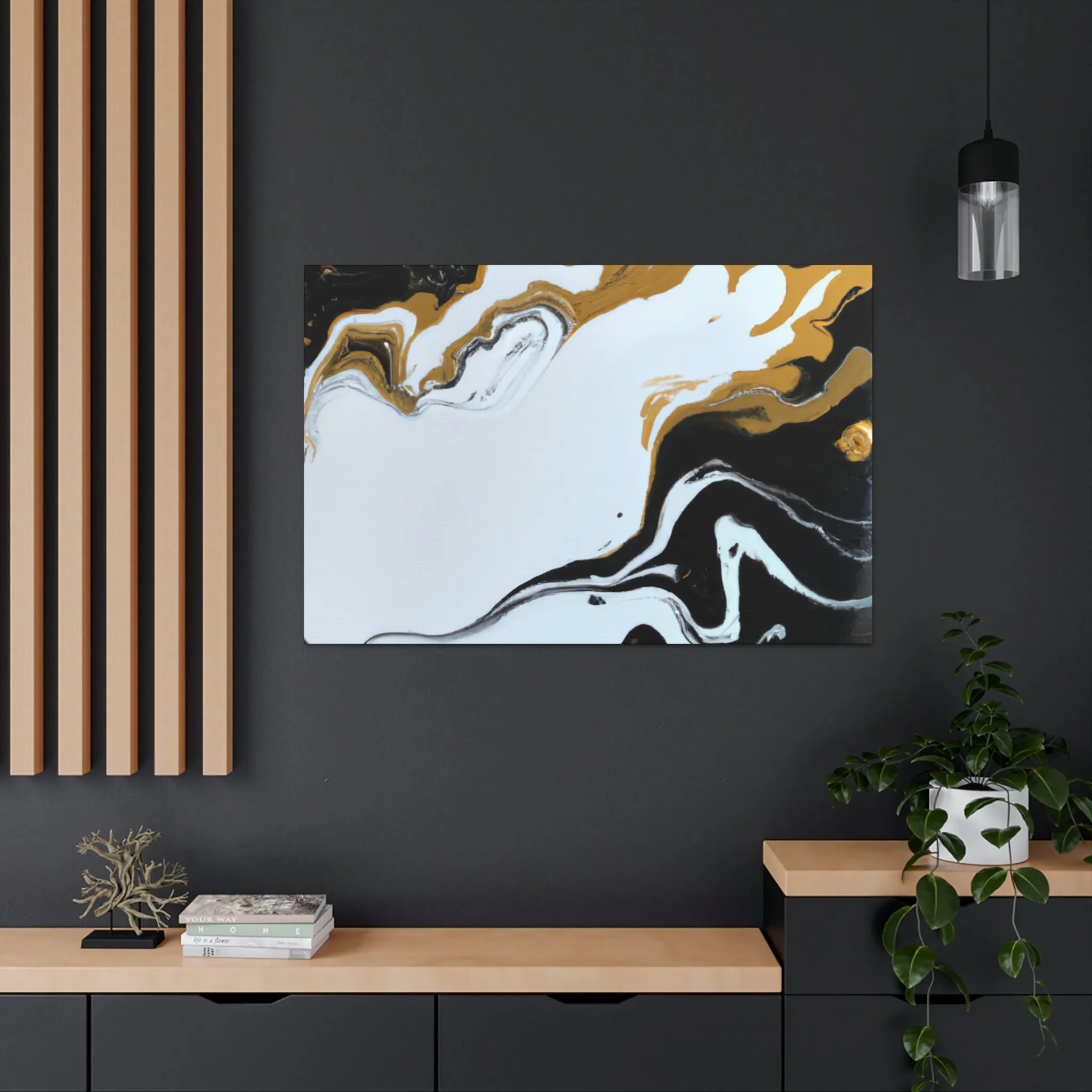 "Luxurious Swirls" - Canvas