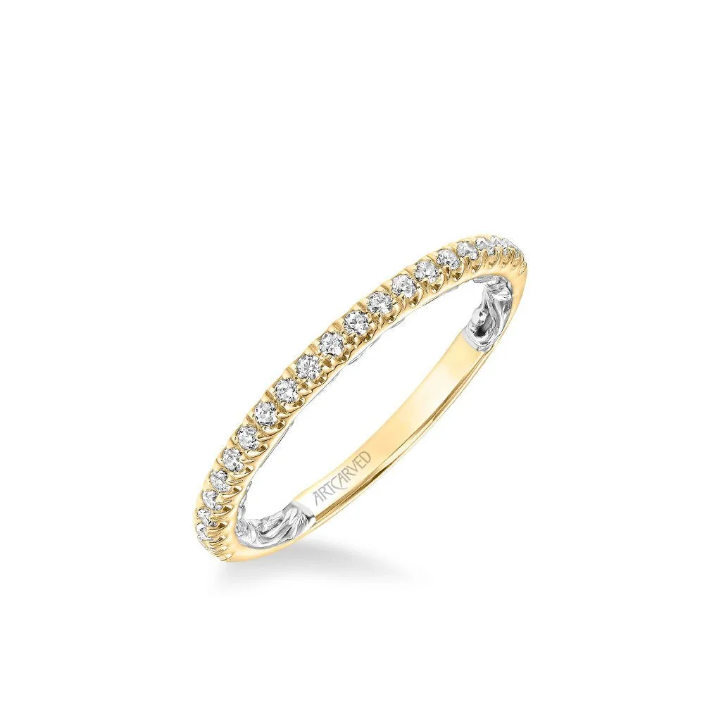 Renee Lyric Collection Classic Diamond Wedding Band