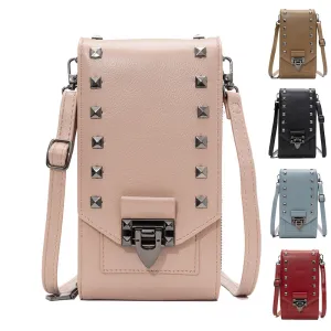 Rivet Design Crossbody Phone Bag